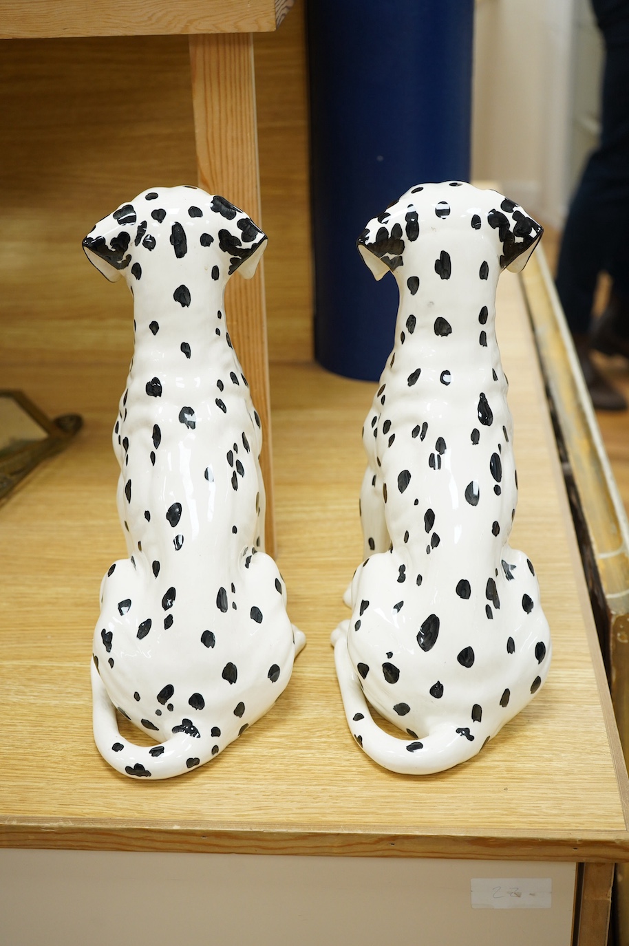 Two Beswick recumbent Dalmations, model numbers 2271, 34cm. Condition - good